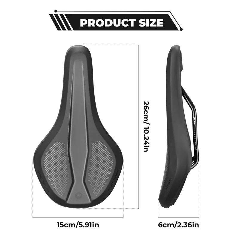 Eco-Friendly Comfortable PVC Leather Bike Saddle