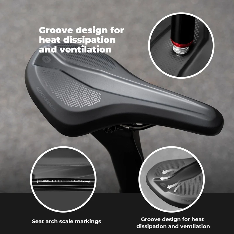 Eco-Friendly Comfortable PVC Leather Bike Saddle