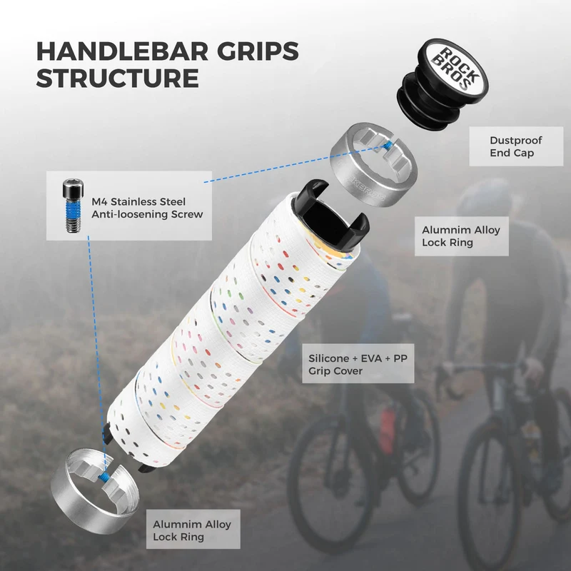 Anti-Slip Wrap Bike Handlebar Tape - 22.2mm