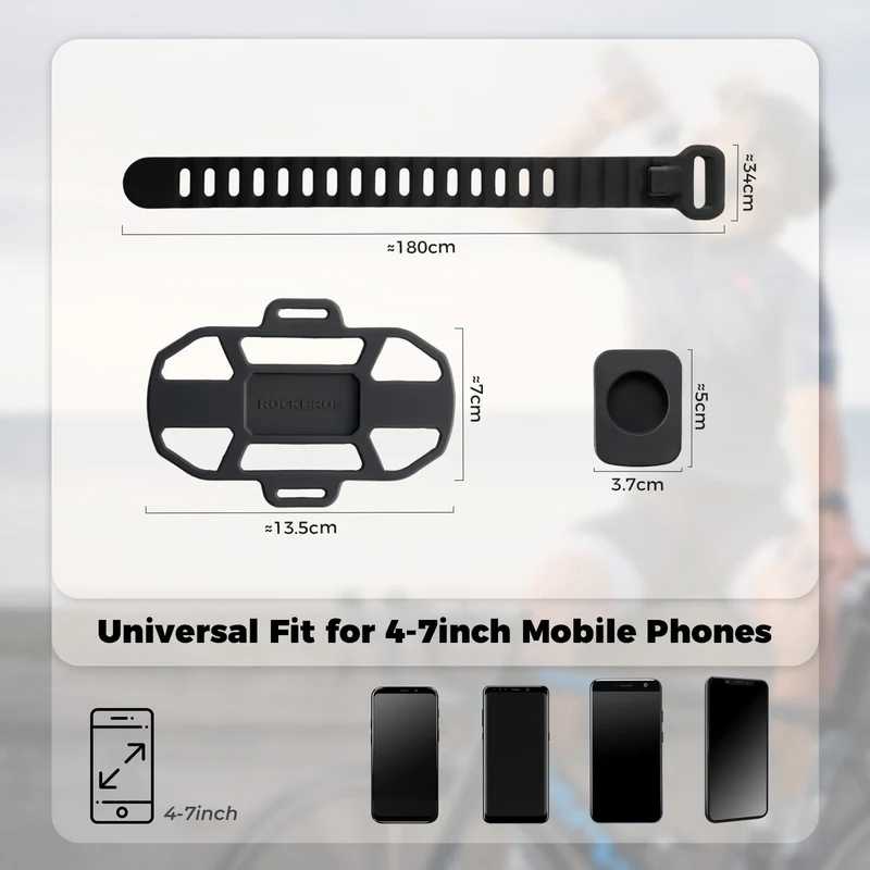Anti-Slip Silicone Bike Phone Mount
