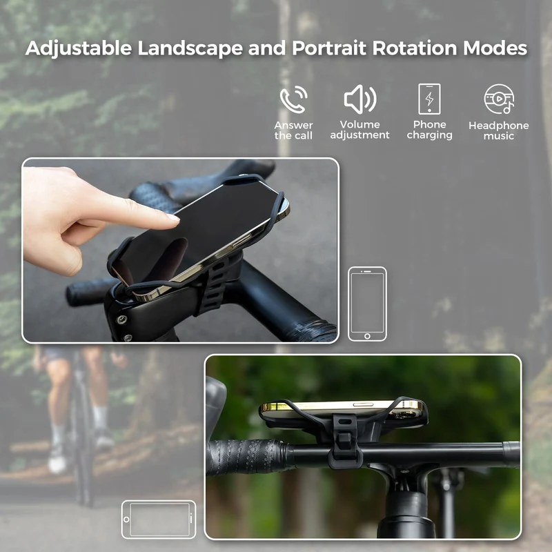 Anti-Slip Silicone Bike Phone Mount