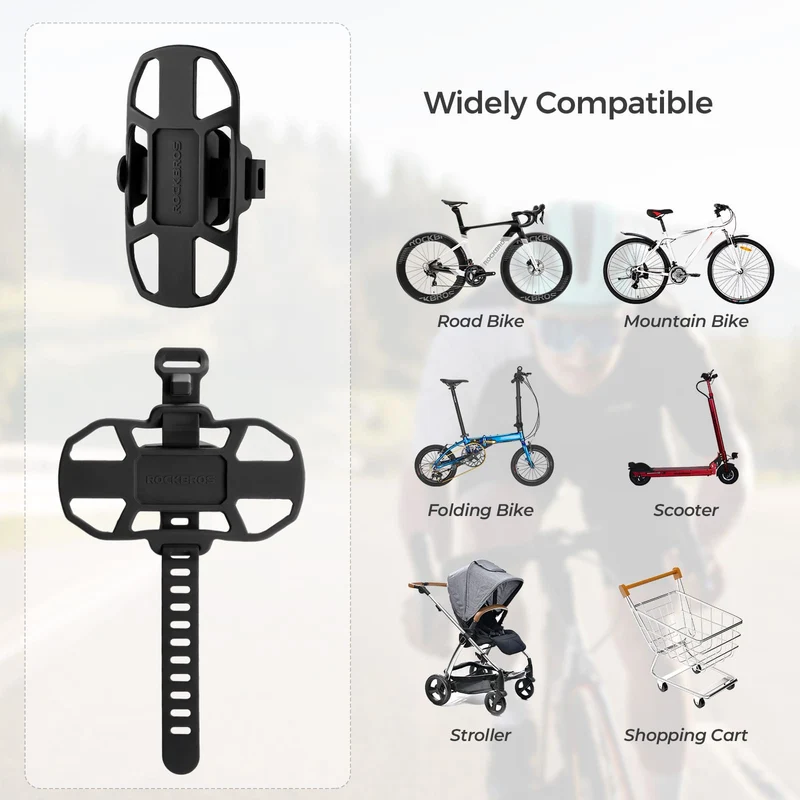 Anti-Slip Silicone Bike Phone Mount