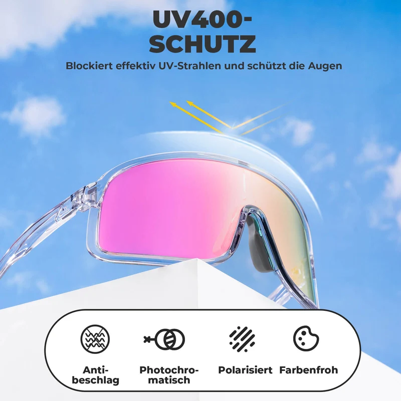 Fahrradbrille Polarisiert Sonnenbrille UV400-Schutz – SHOWDOW 시리즈