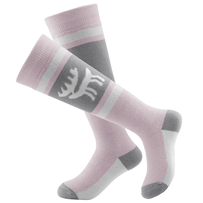 Qunature Jungen Skisocken Kinder Thermosocken