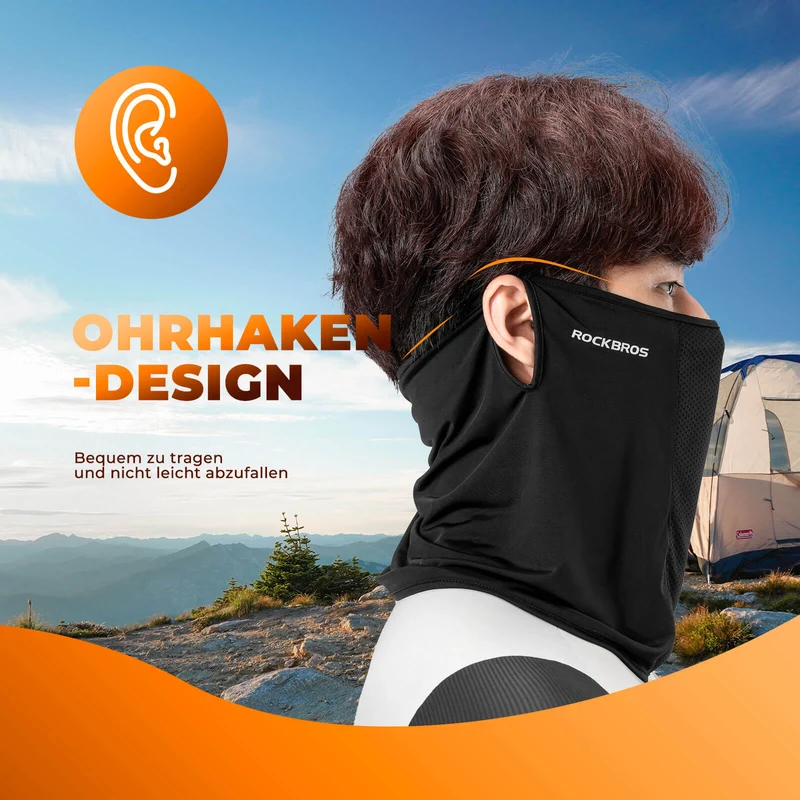 ROCKBROS Halbe Balaclava for Radfahren Sturmhaube 야외용