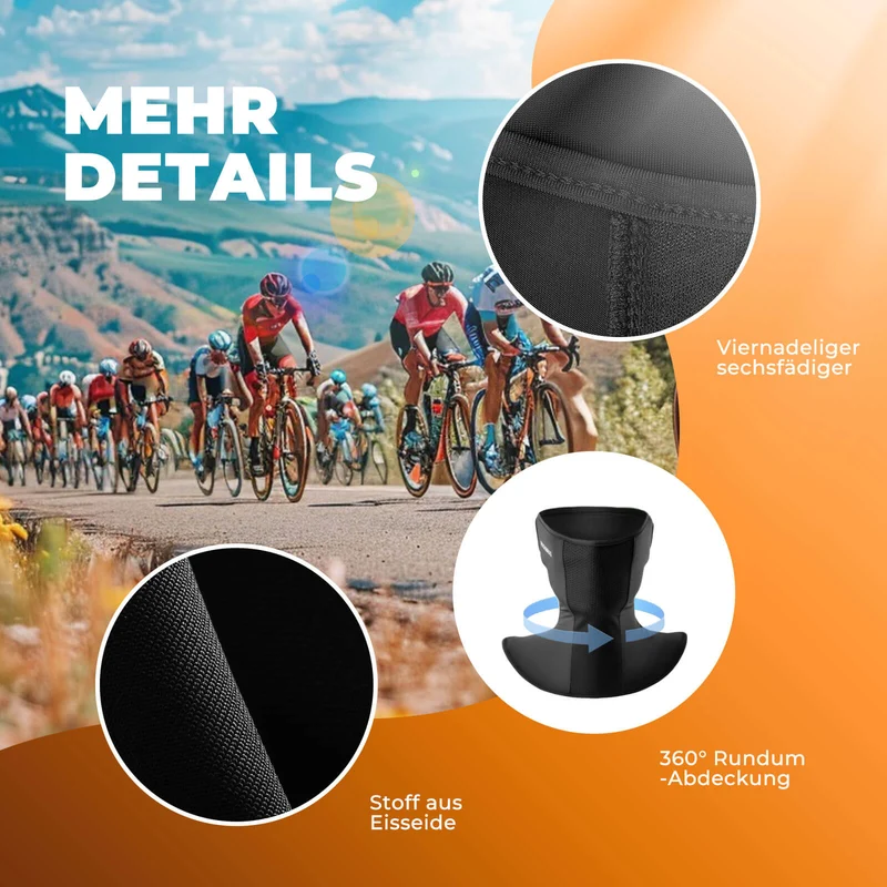 ROCKBROS Halbe Balaclava for Radfahren Sturmhaube 야외용