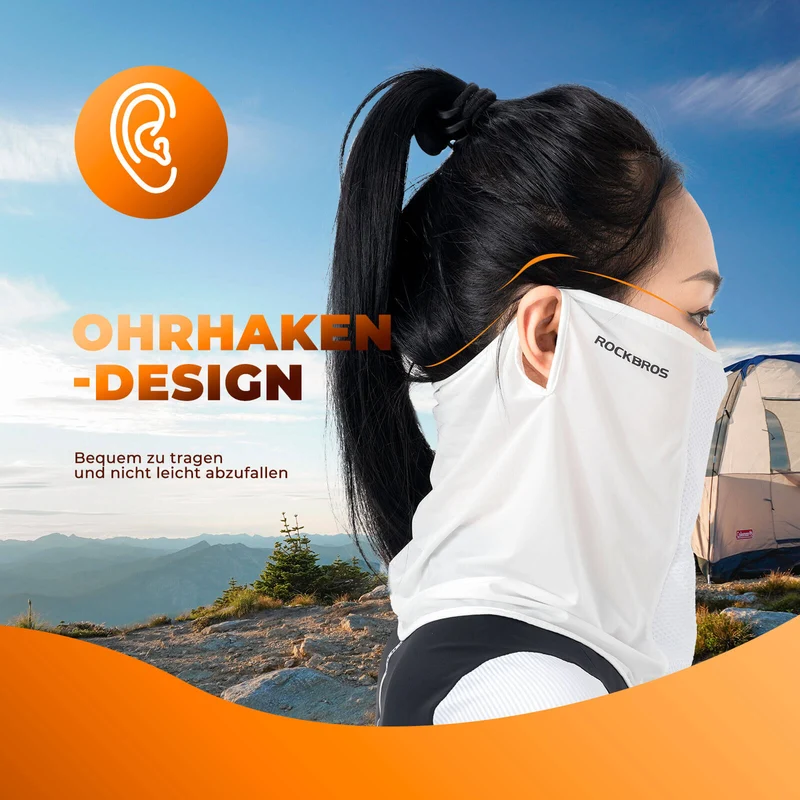 ROCKBROS Halbe Balaclava for Radfahren Sturmhaube 야외용