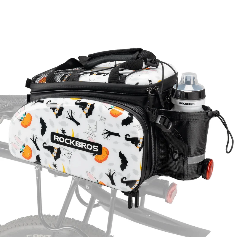 ROCKBROS Fahrrad Gepäckträgertasche 17-35L mit Regenhülle