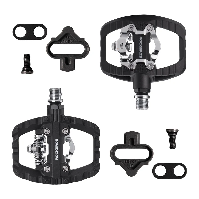 Lightweight Nylon Half-Clip Flat Bike Pedals