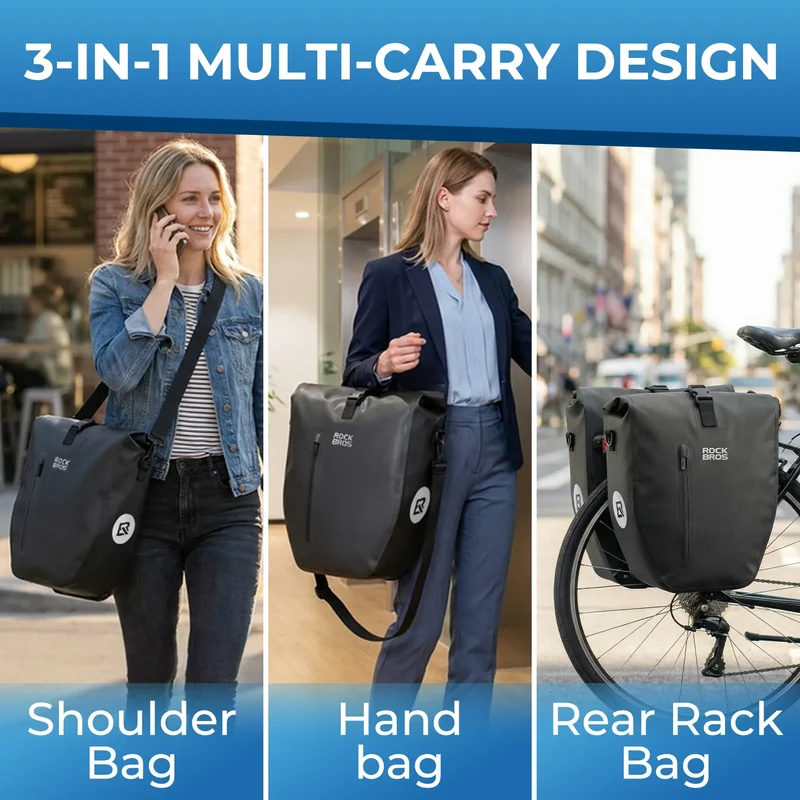 AS-166 Fully Waterproof Bike Pannier - 20L