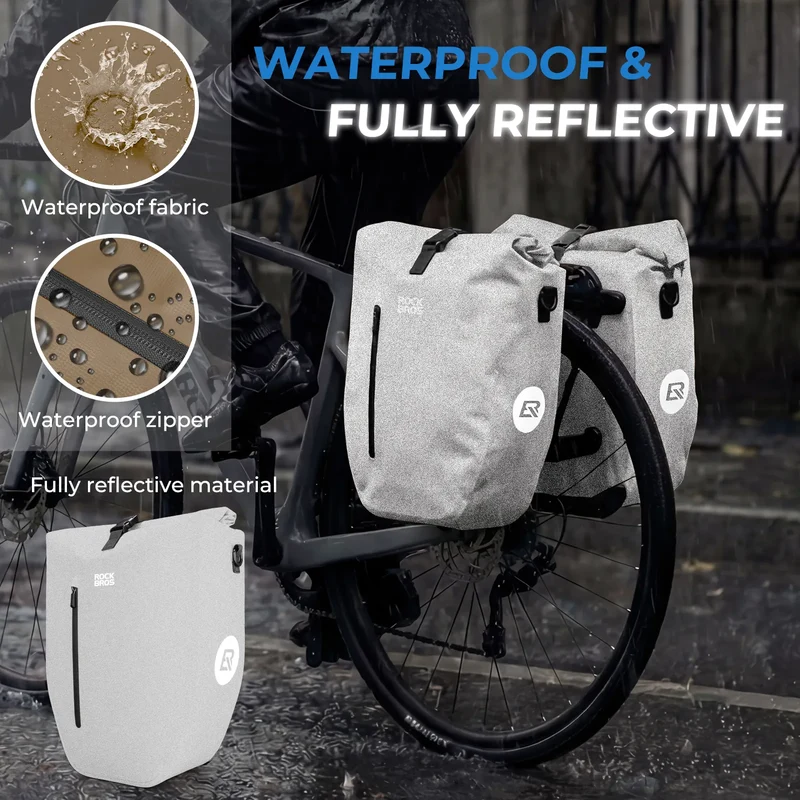 AS-166 Fully Waterproof Bike Pannier - 20L