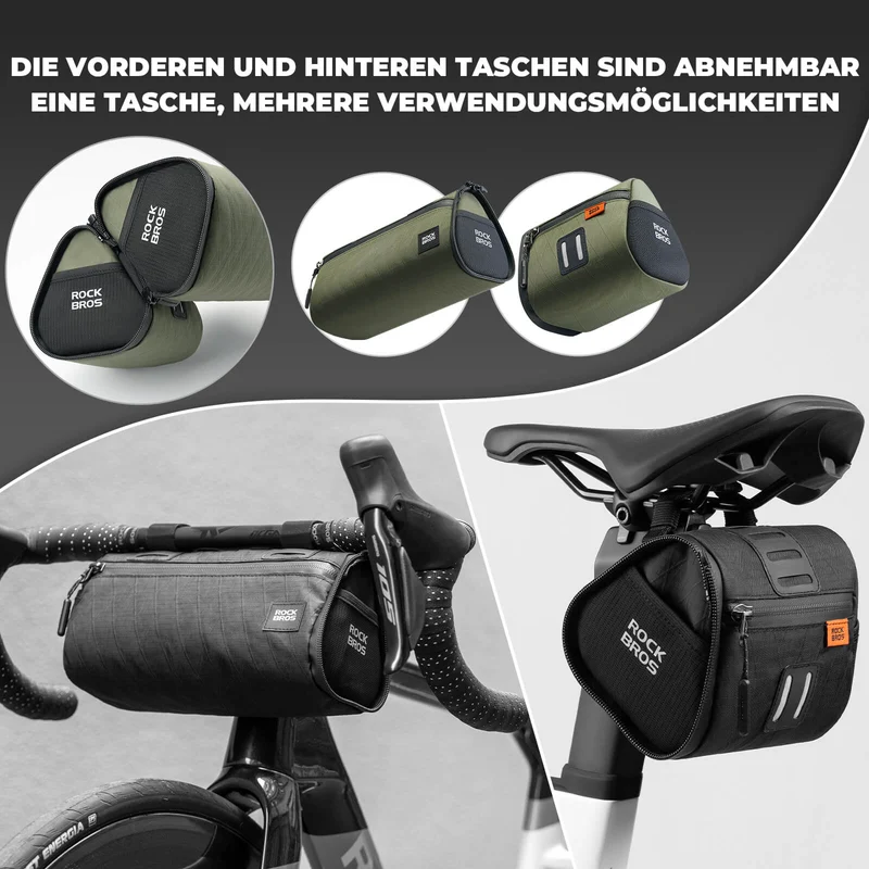 2-an-1 Fahrradtasche Set Wasserabweisend