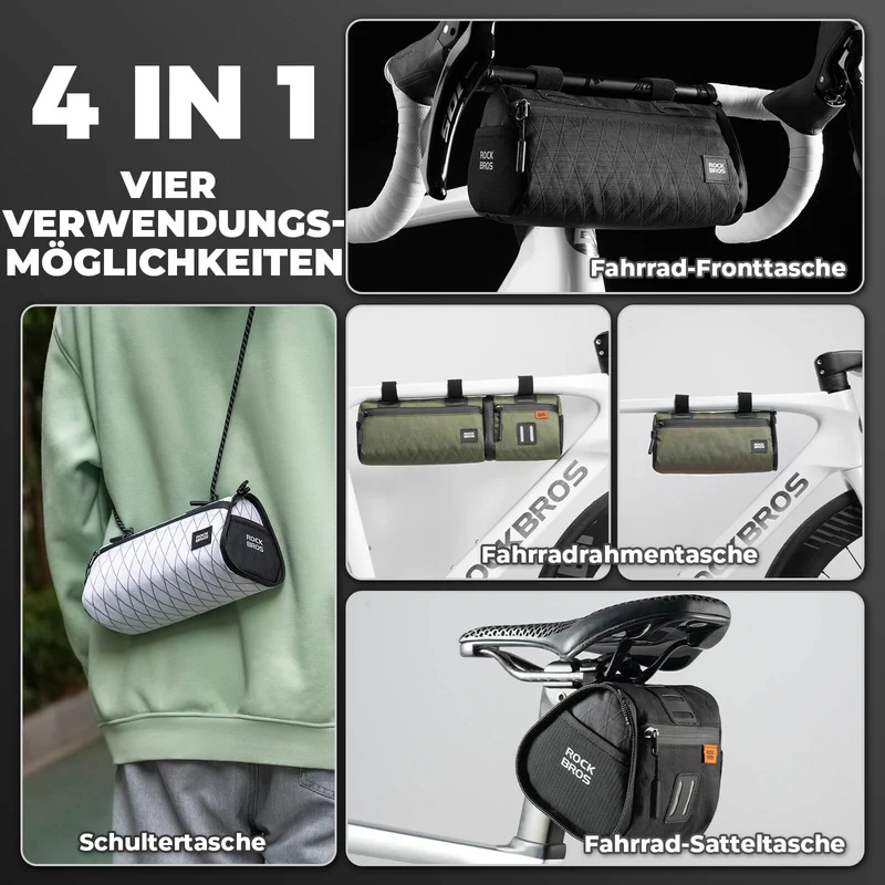 2-an-1 Fahrradtasche Set Wasserabweisend