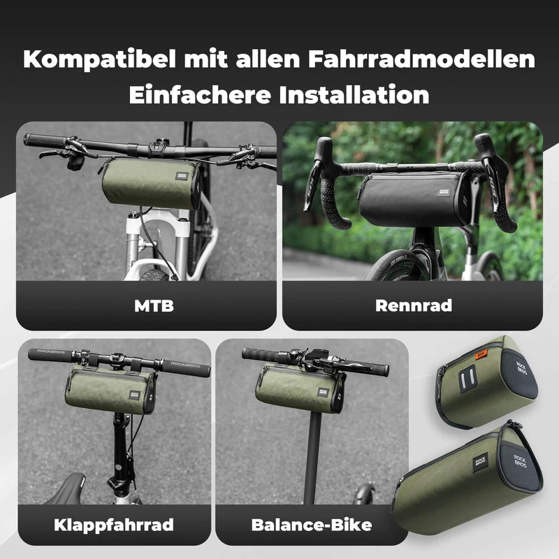 2-an-1 Fahrradtasche Set Wasserabweisend