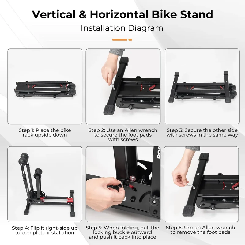 Foldable Carbon Steel Bike Stand