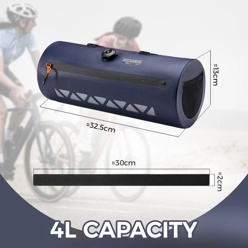 ROAD TO SKY Fully Waterproof Gravel Bike Front Bag