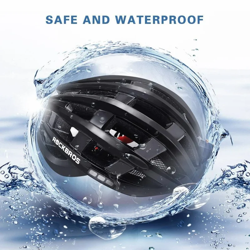 Smart Bike Helmet with LED Light Ultra-Lightweight