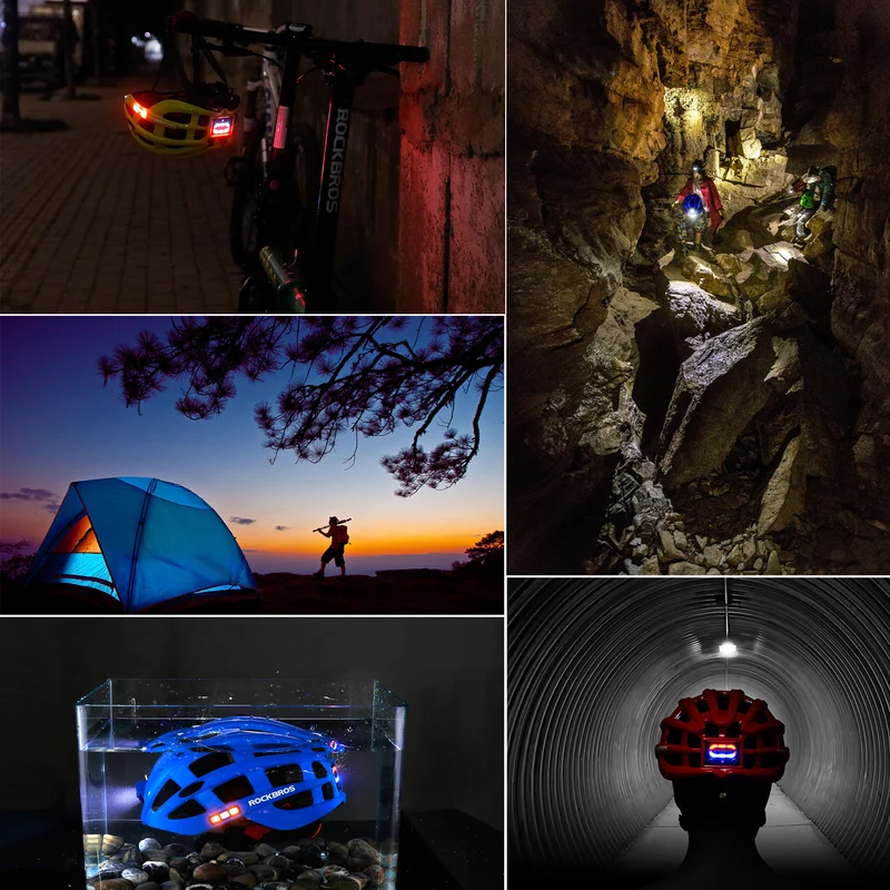 Smart Bike Helmet with LED Light Ultra-Lightweight