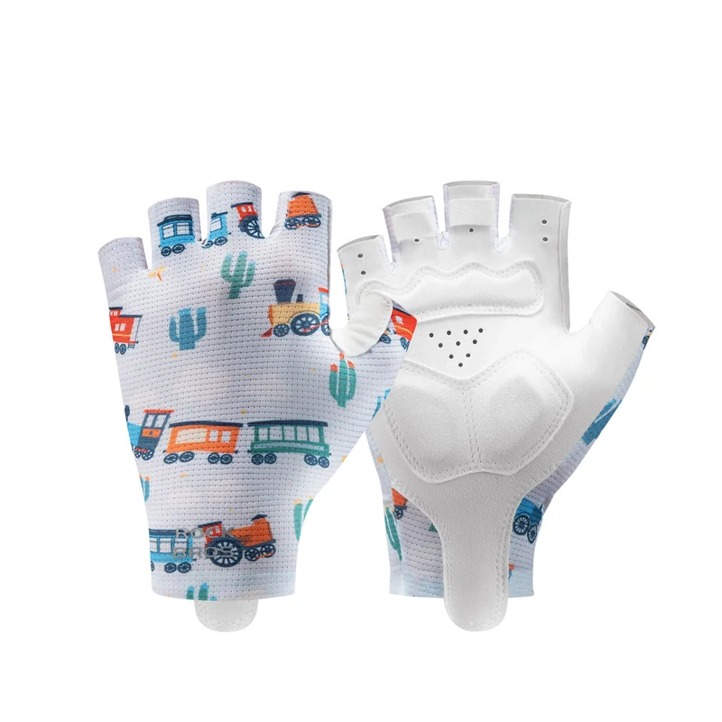 Kids Half Finger Cycling Gloves