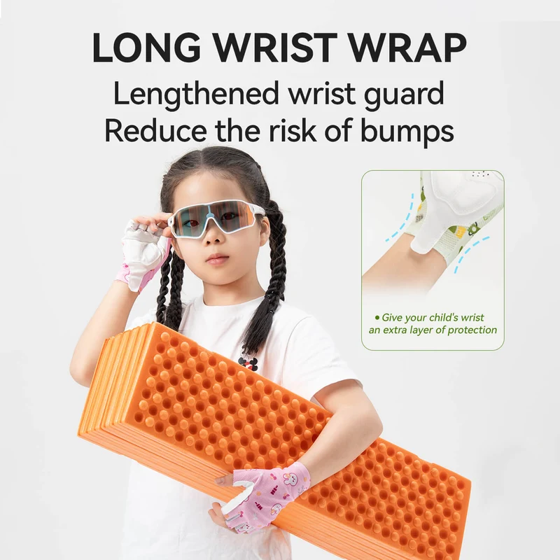 Kids Half Finger Cycling Gloves