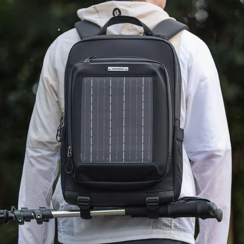 Large Capacity Solar-Powered Cycling Backpack-20L
