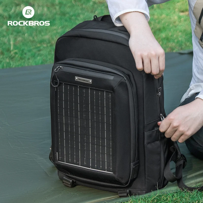 Large Capacity Solar-Powered Cycling Backpack-20L