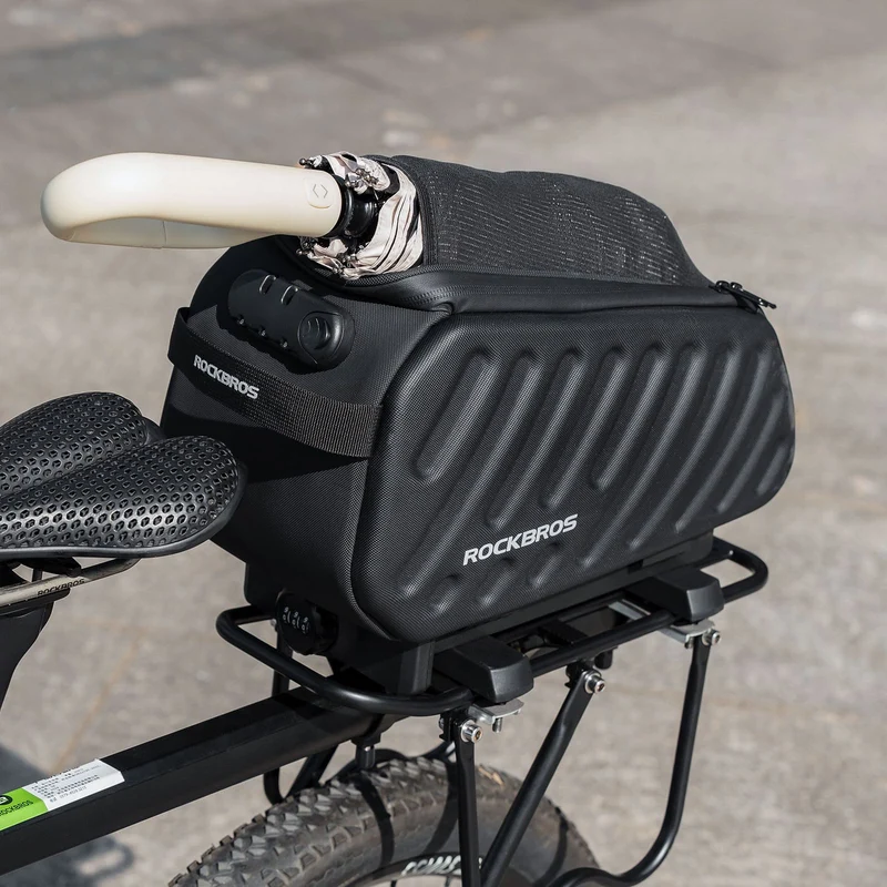 Bike Rear Rack Bag with Password Lock - 7.5L