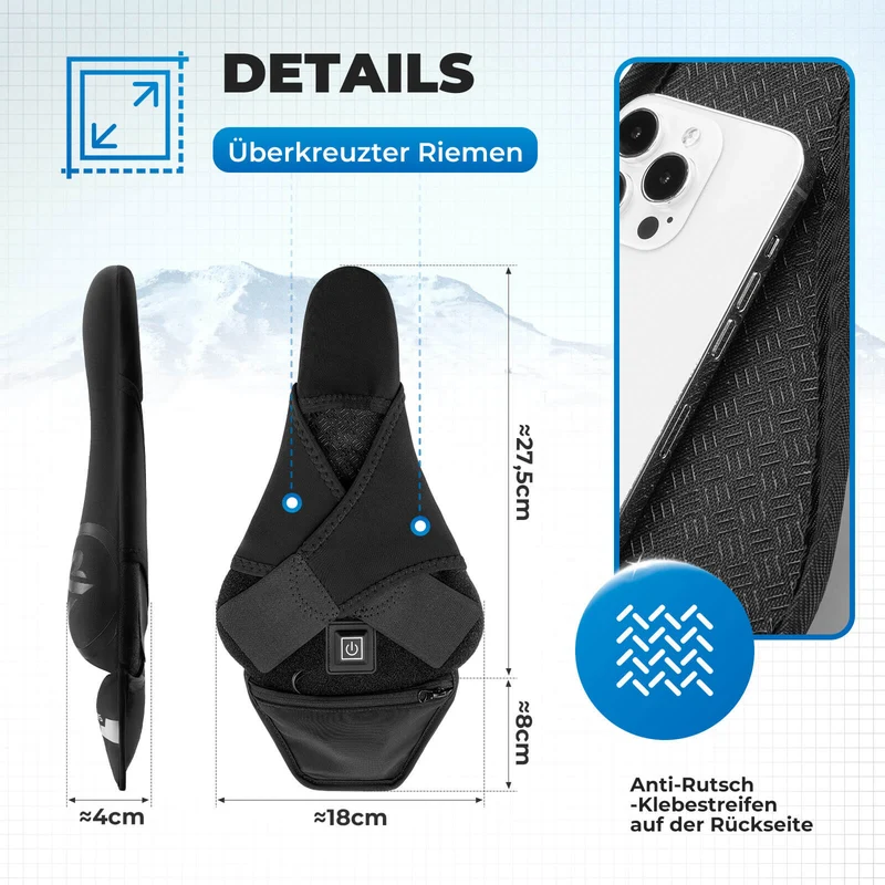 ROCKBROS Sattelbezug Sattelschutz Beheizbar Schnellspanner MTB Rennrad E-자전거용