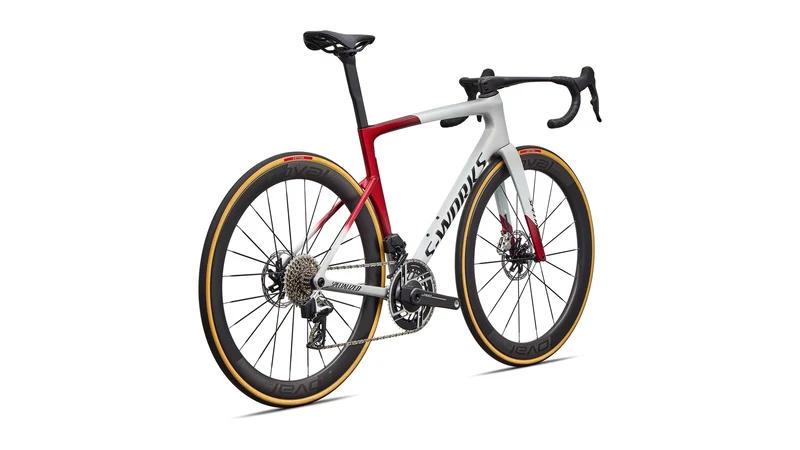 Specialized Tarmac SL9 S-Works AXS Gloss White Silver Metallic / Gloss Ruby Metallic 2027