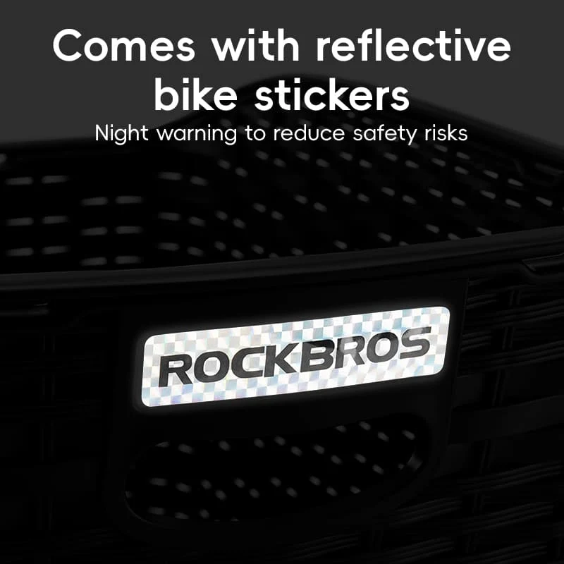 Lightweight Rear Rack Cargo Basket - 30L