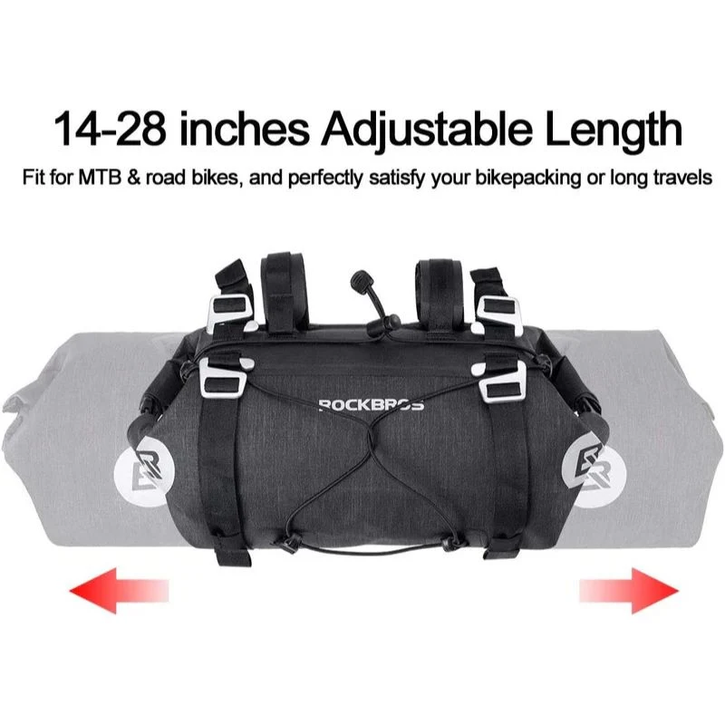 Barrel-Shaped Waterproof Handlebar Bags - 7L-14L
