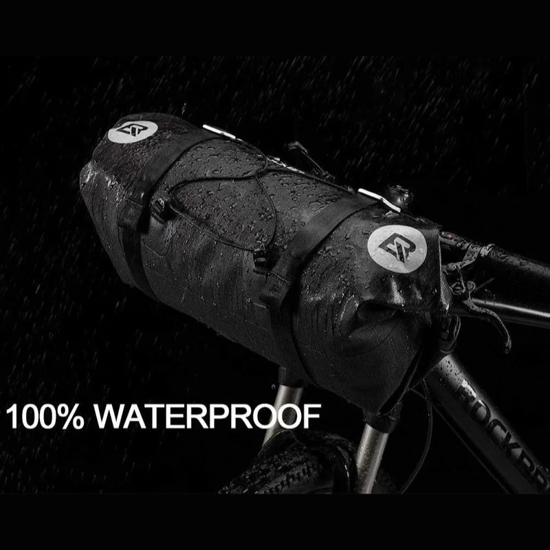 Barrel-Shaped Waterproof Handlebar Bags - 7L-14L