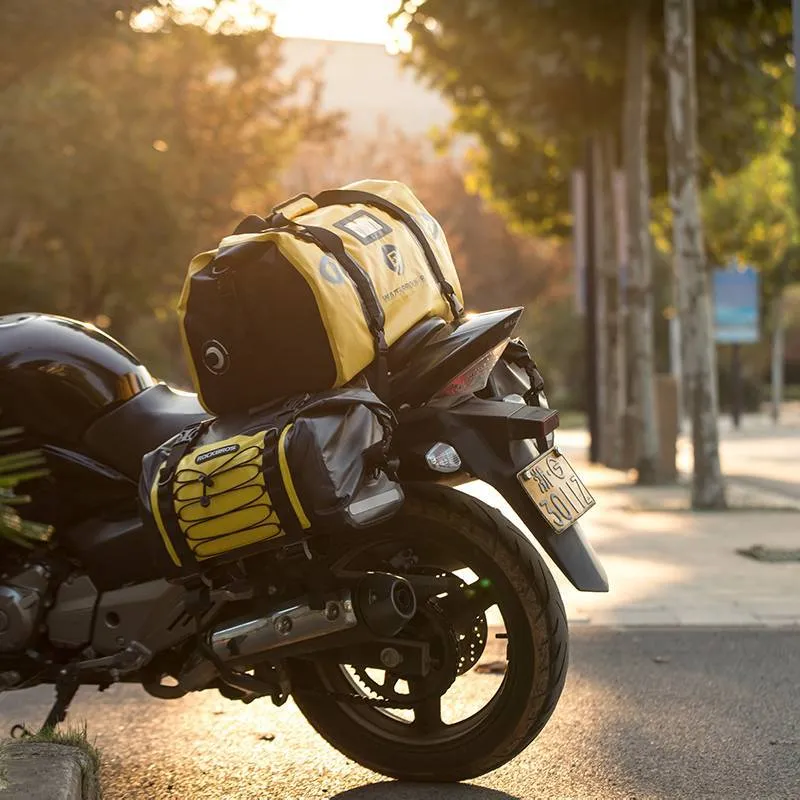 ROCKBROS Motorrad Gepäckträgertaschen wasserdicht Motorradtasche 62L