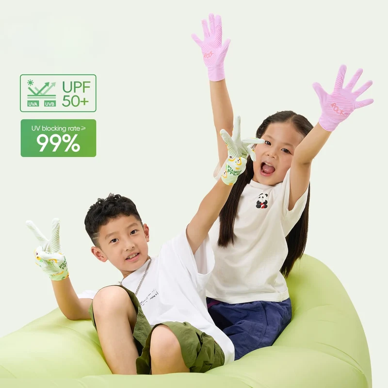 S401 Kids Sun Protection Cycling Gloves - UPF50+