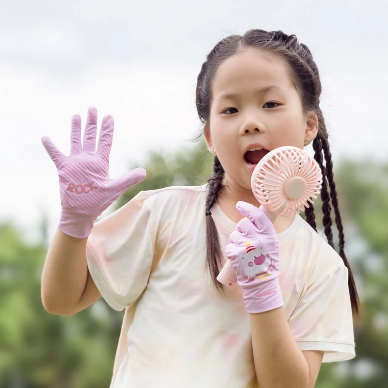 S401 Kids Sun Protection Cycling Gloves - UPF50+
