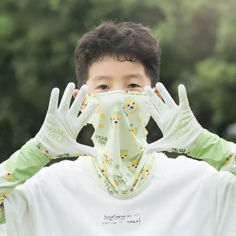 S401 Kids Sun Protection Cycling Gloves - UPF50+