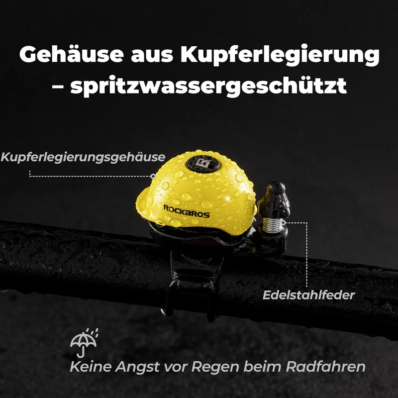 22-34mm Lenker용 Fahrradklingel 360-Grad-Drehung