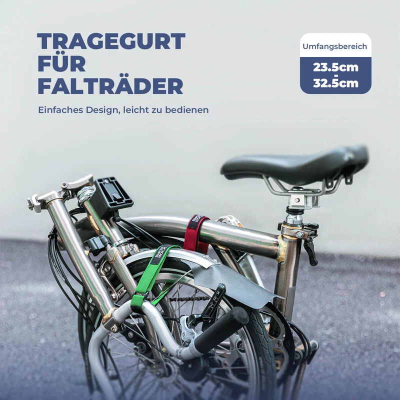 Fahrrad-Stabilisator-Gurte Hosenband fir Brompton Fahrrad