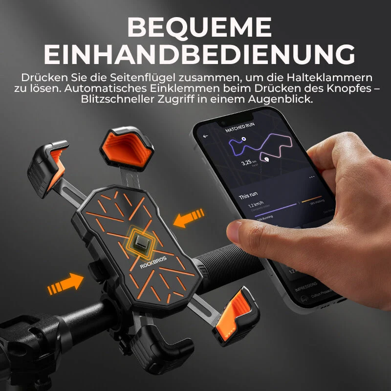 Fahrrad Handyhalterung 360° Drehbar für 4,5-7,2 Zoll