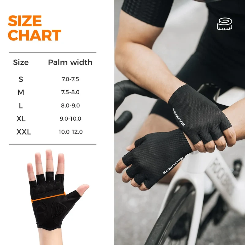 S396 Solid Color Short Finger Cycling Gloves