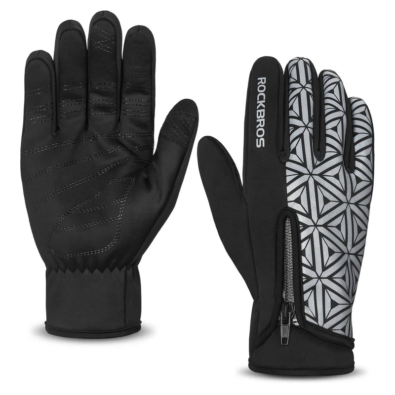 ROCKBROS 겨울 Fahrradhandschuhe 따뜻한 für Fahrrad Laufen 피트니스 유니섹스