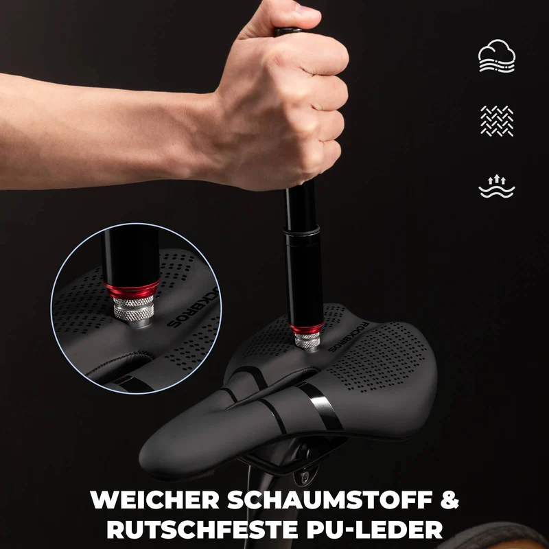 Fahrradsattel Bequem Memory Foam für Rennrad MTB