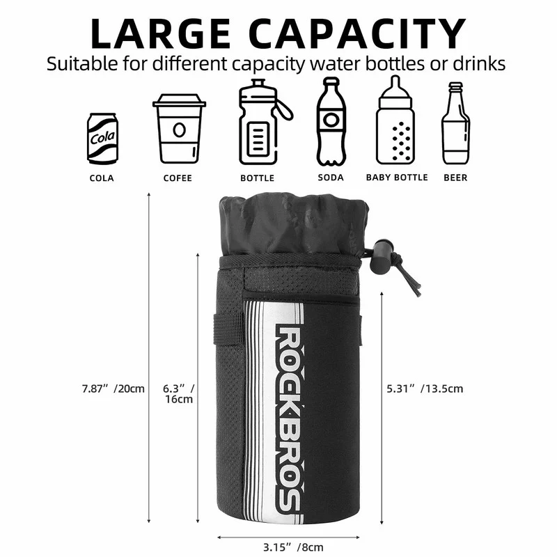 Bike Handlebar Water Bottle Bag - 1L