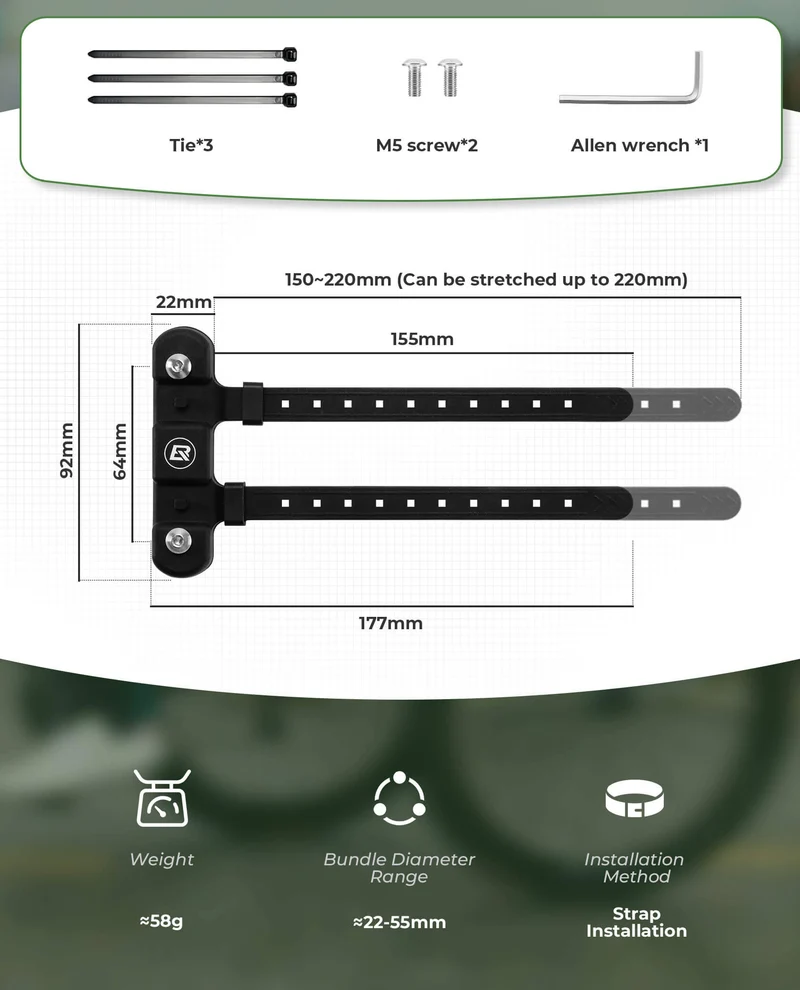 Bike Bottle Cage Mount Adapter
