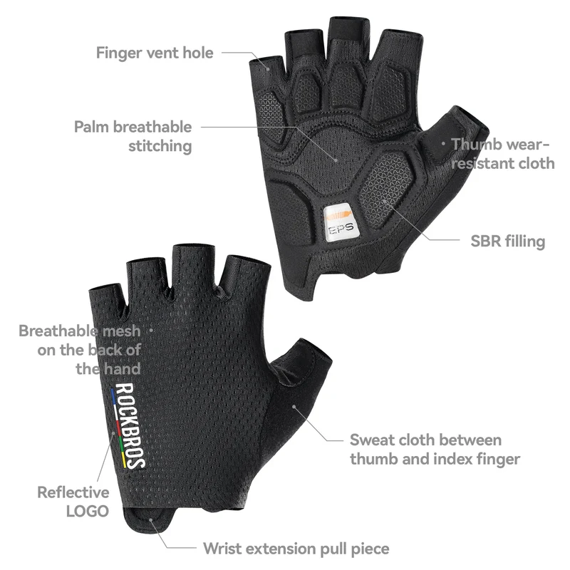 ROAD TO SKY EPS Short Finger Cycling Gloves