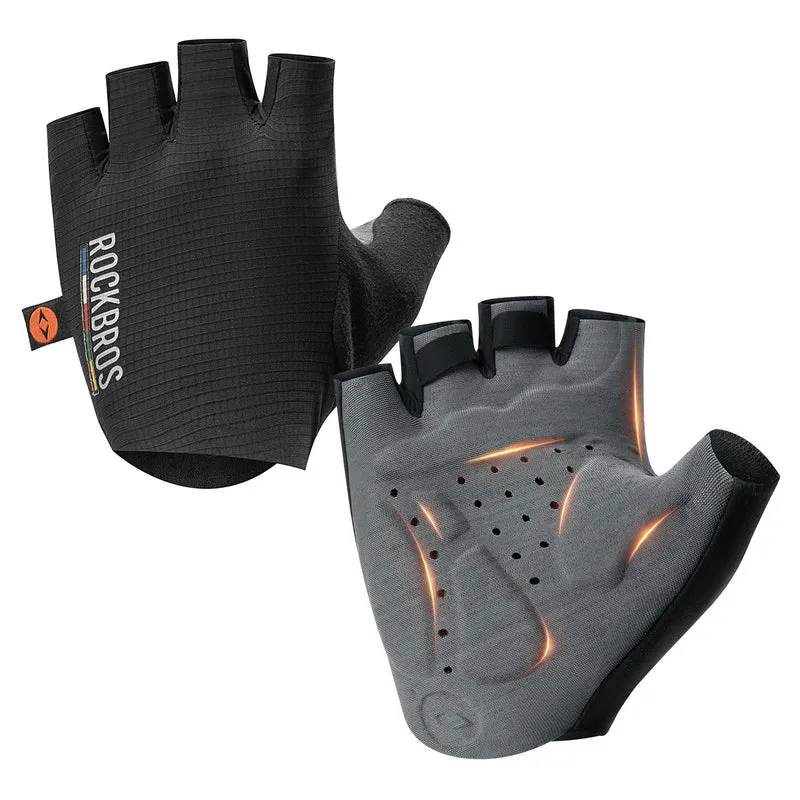 ROAD TO SKY Short Finger Mountain Cycling Gloves Dual