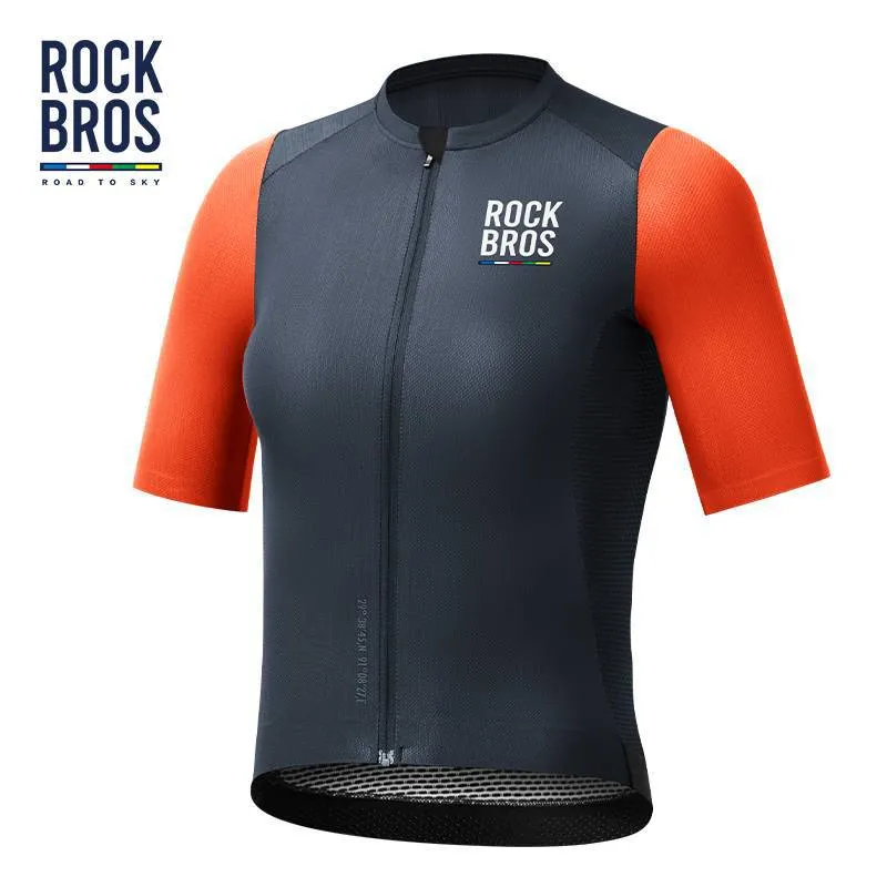 ROAD TO SKY Damen Kurzarm-Radtrikot Fahrrad Jersey fir MTB & Rennrad