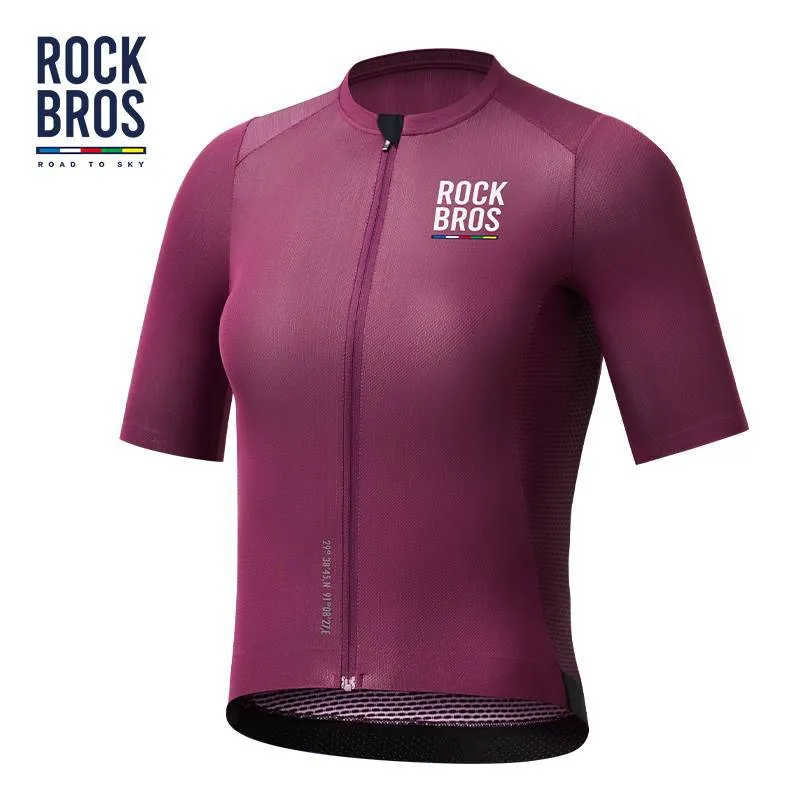 ROAD TO SKY Damen Kurzarm-Radtrikot Fahrrad Jersey fir MTB & Rennrad