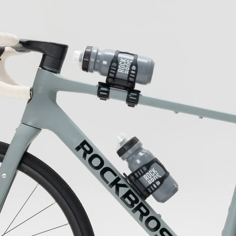 Magnetischer Flaschenhalter für Fahrrad – mit Riemenbefestigung