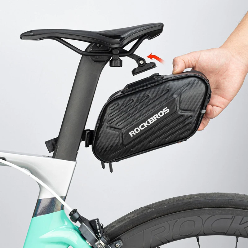 MTB/Rennrad/Faltrad Wasserdicht Schwarz를 위한 ROCKBROS Fahrrad Satteltasche